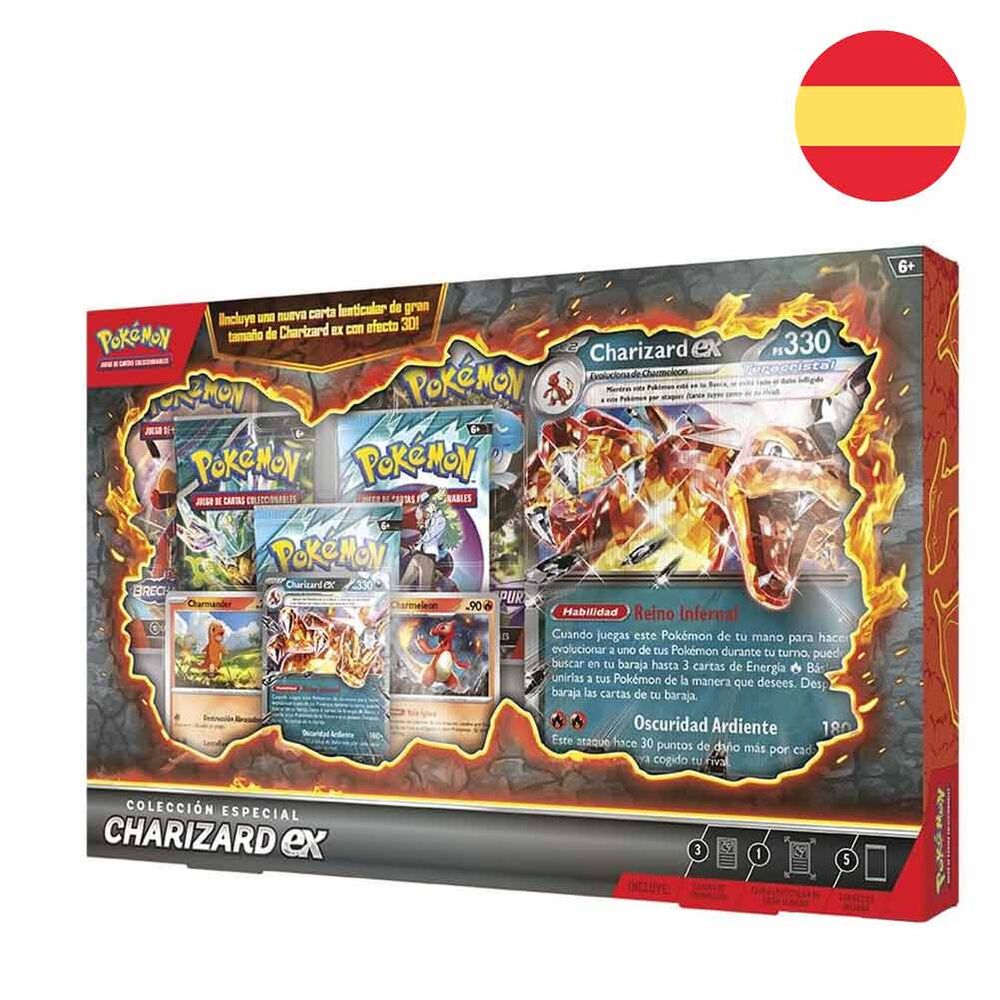 Blister Cartas Charizard EX Pokémon Español