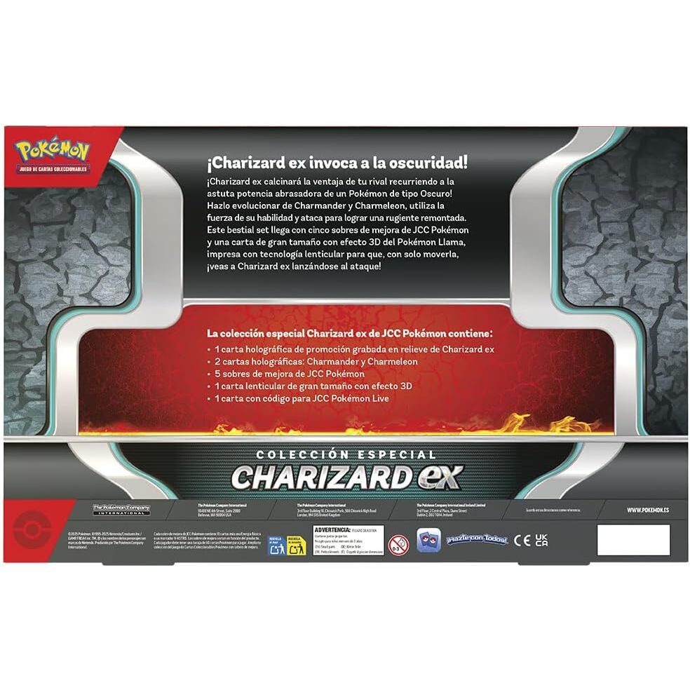 Blister Cartas Charizard EX Pokémon Español - Imagen 3