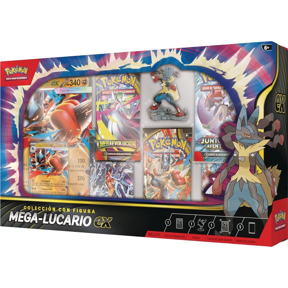 Blister Cartas Mega Lucario ex Pokémon Latino