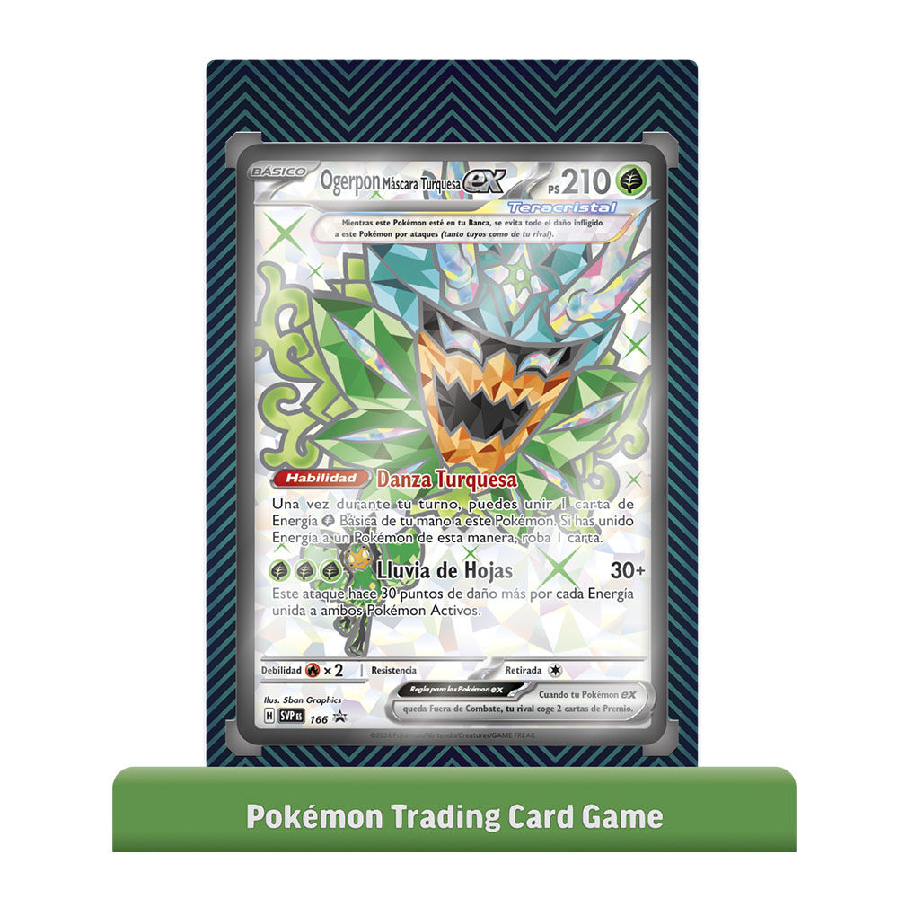 Blister Cartas Ogerpon ex Pokémon (Español) carta holo