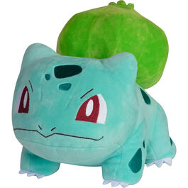 Peluche de Bulbasaur Pokémon de 23 cm, muñeco suave del Pokémon tipo planta inicial de Kanto.