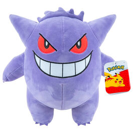 Peluche de Gengar Pokémon de 24 cm, muñeco suave del Pokémon tipo fantasma y veneno.