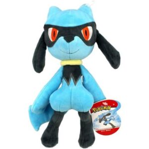 Peluche de Riolu Pokémon de 20 cm, muñeco suave del Pokémon tipo lucha preevolución de Lucario.