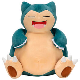 Peluche de Snorlax Pokémon de 30 cm, muñeco suave del famoso Pokémon dormilón de tipo normal.