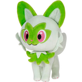 Peluche de Sprigatito Pokémon de 20 cm, muñeco suave del Pokémon tipo planta inicial de Paldea.