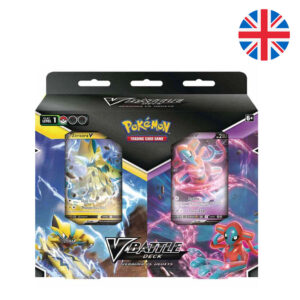 V Battle Deck barajas cartas Deoxys vs Zeraora Pokemon ingles
