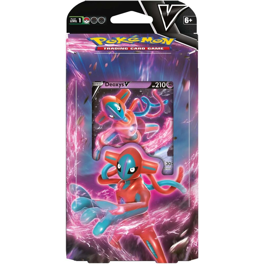 V Battle Deck barajas cartas Deoxys vs Zeraora Pokemon ingles deoxys
